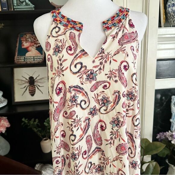 Savannah Jane Sticking Together Paisley Dress Size M - Picture 6 of 14